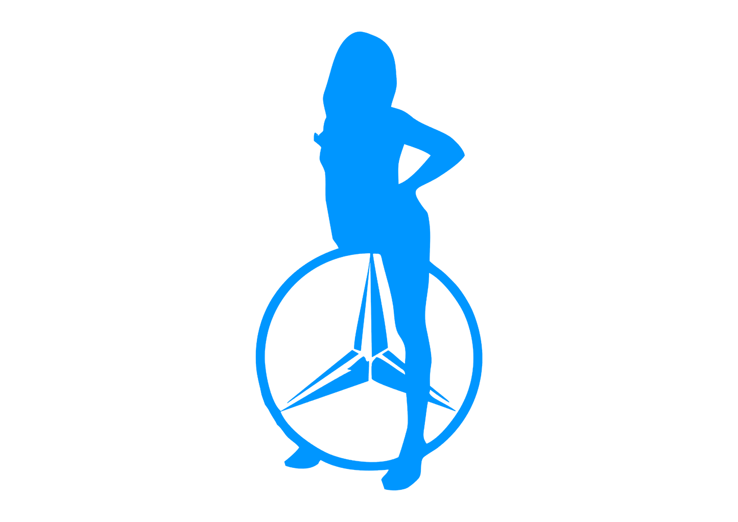 Sticker - MERCEDES GIRL 3