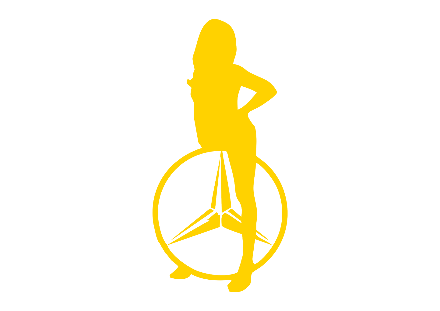 Sticker - MERCEDES GIRL 3