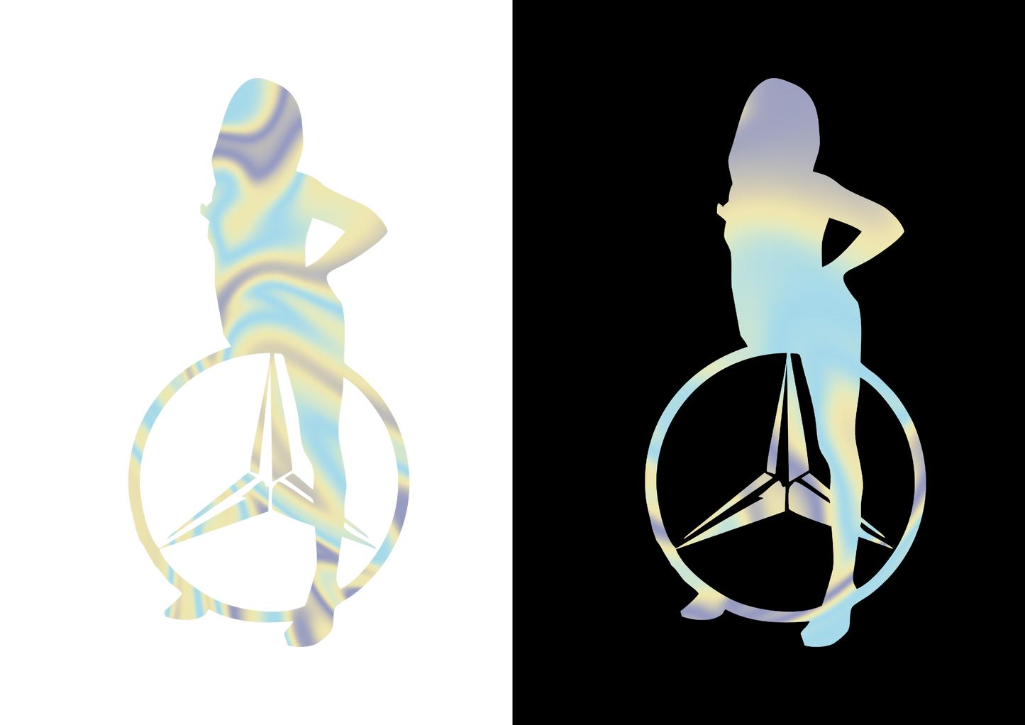 Sticker - MERCEDES GIRL 3