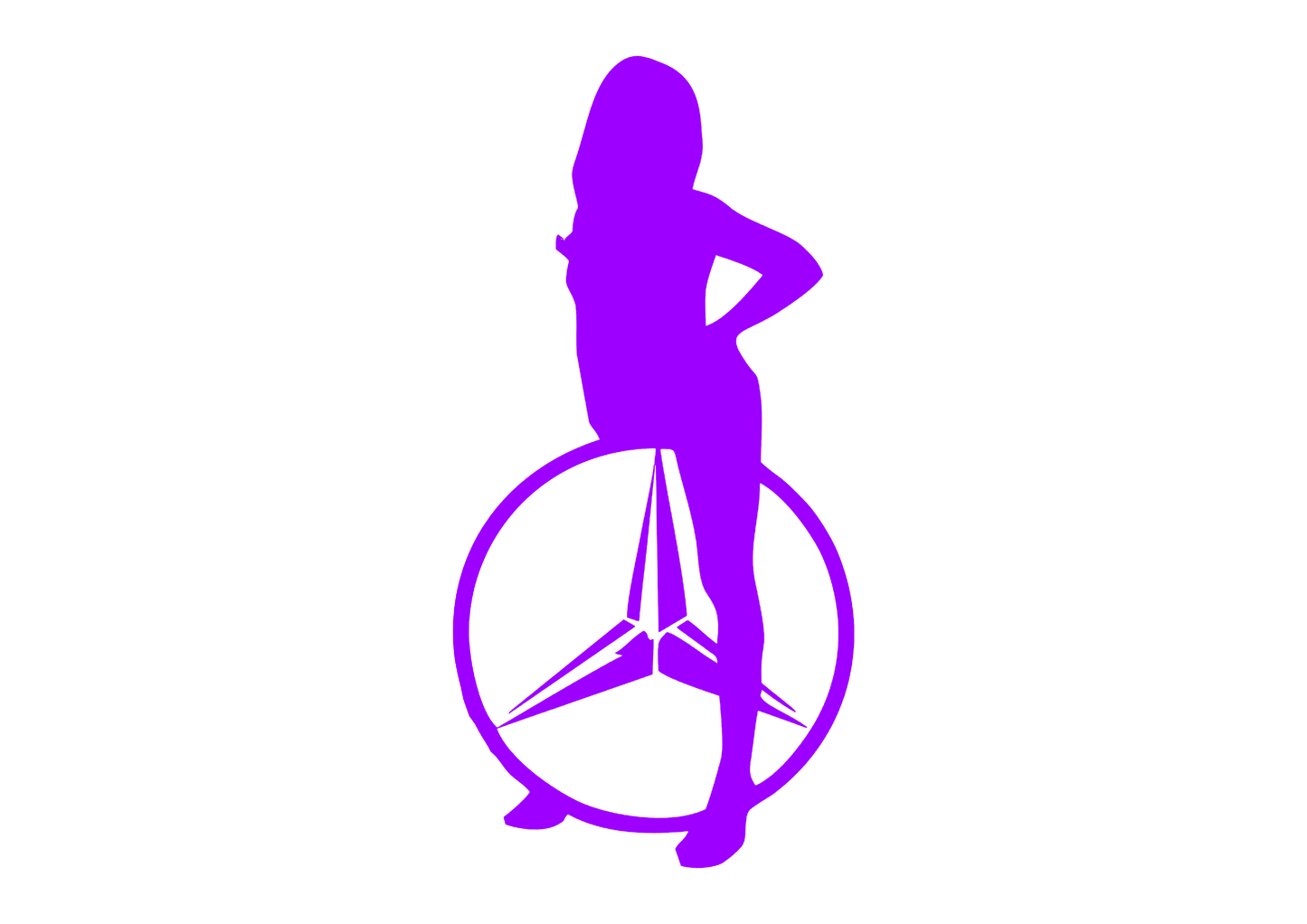 Sticker - MERCEDES GIRL 3