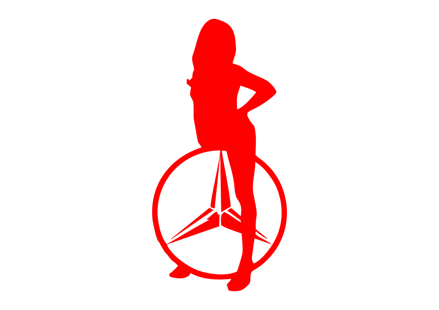 Sticker - MERCEDES GIRL 3