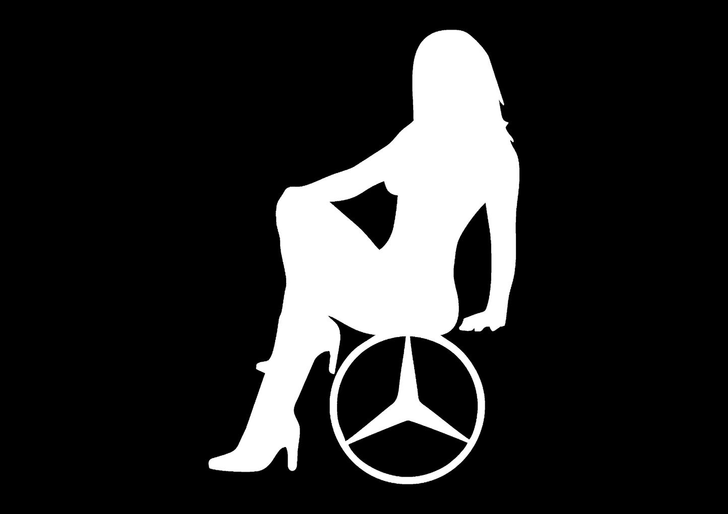 Sticker - MERCEDES GIRL 4