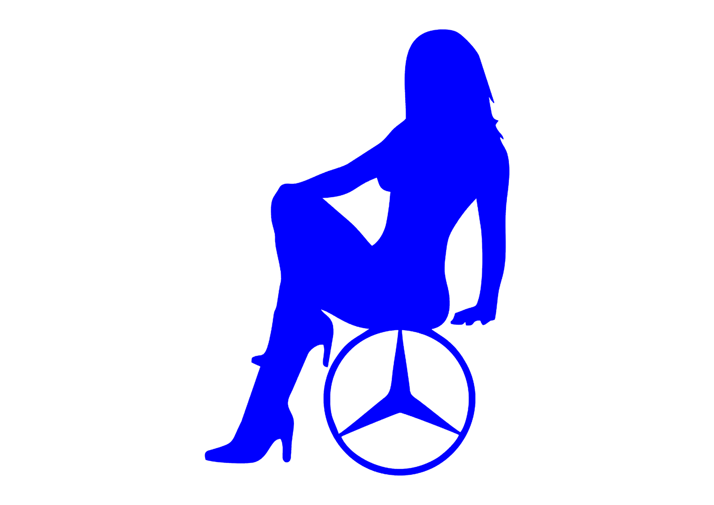 Sticker - MERCEDES GIRL 4