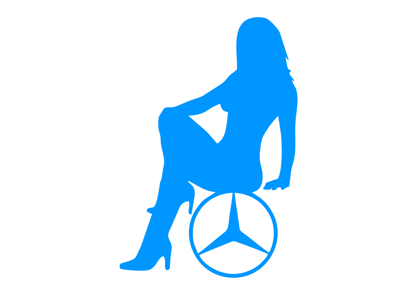 Sticker - MERCEDES GIRL 4