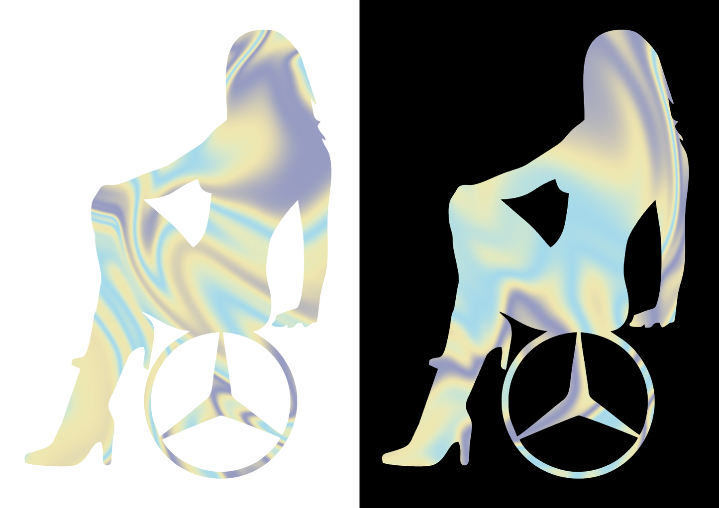 Sticker - MERCEDES GIRL 4