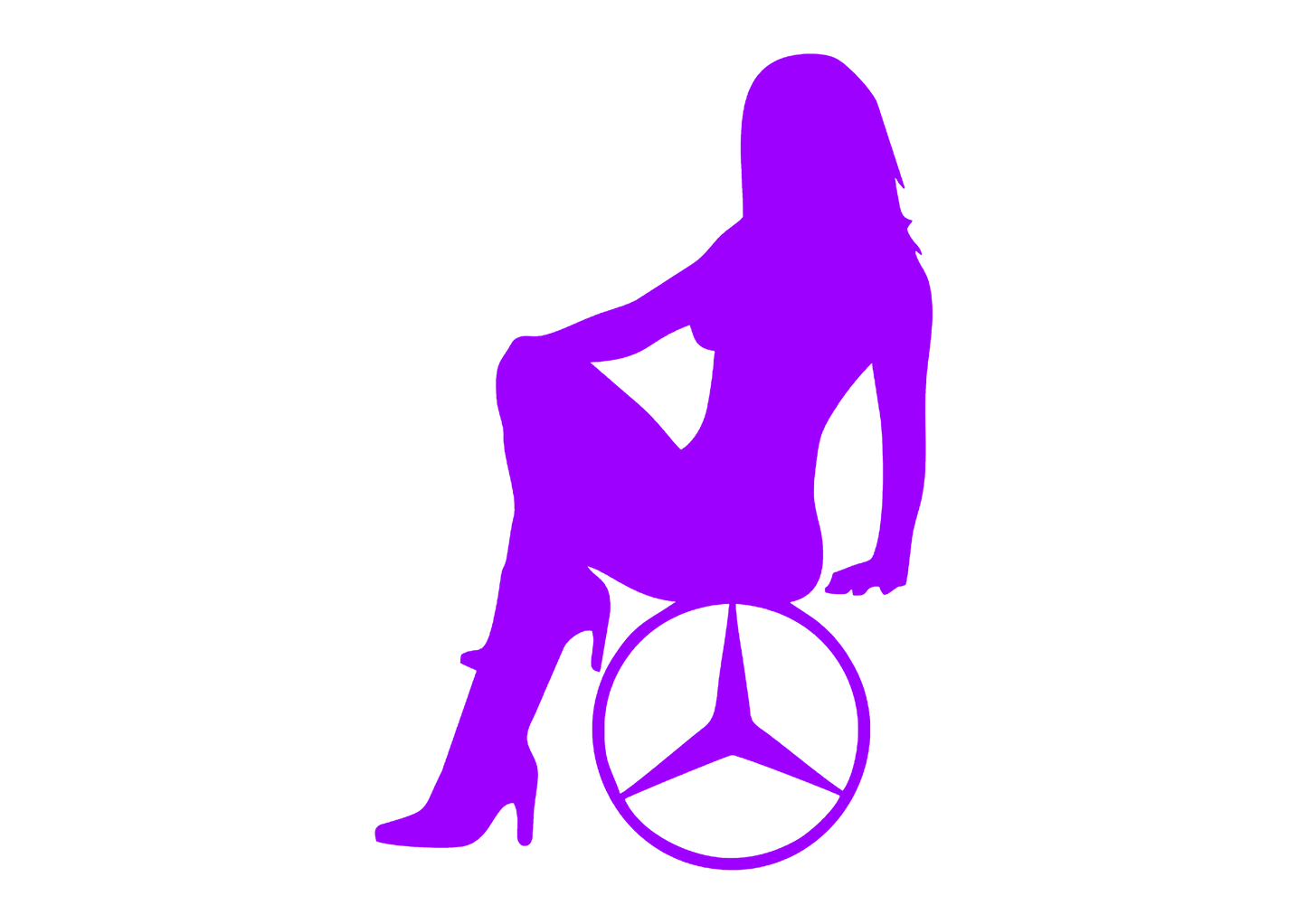 Sticker - MERCEDES GIRL 4