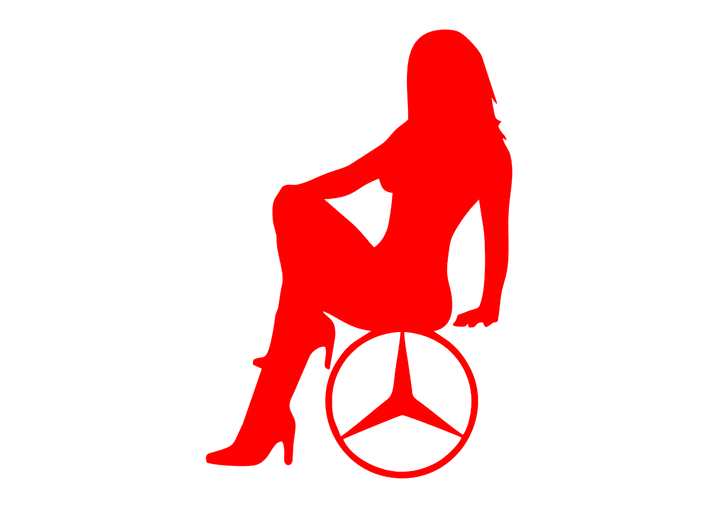 Sticker - MERCEDES GIRL 4