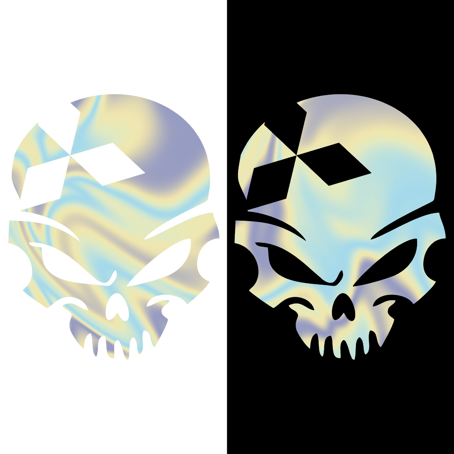 Sticker - MITSUBISHI SKULL 2
