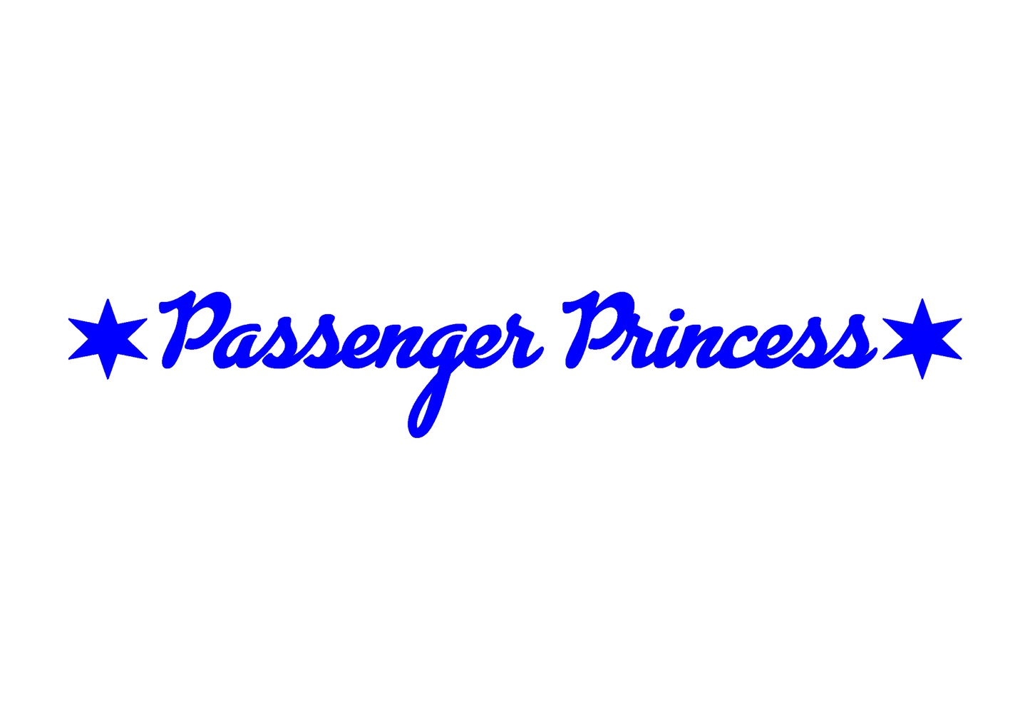 Sticker - PASSENGER PRINCESS