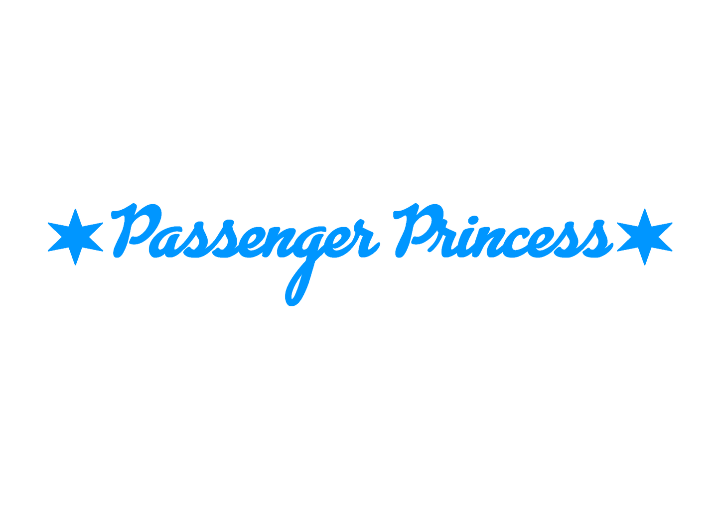 Sticker - PASSENGER PRINCESS