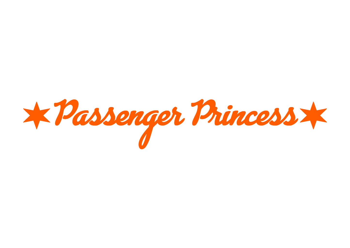Sticker - PASSENGER PRINCESS