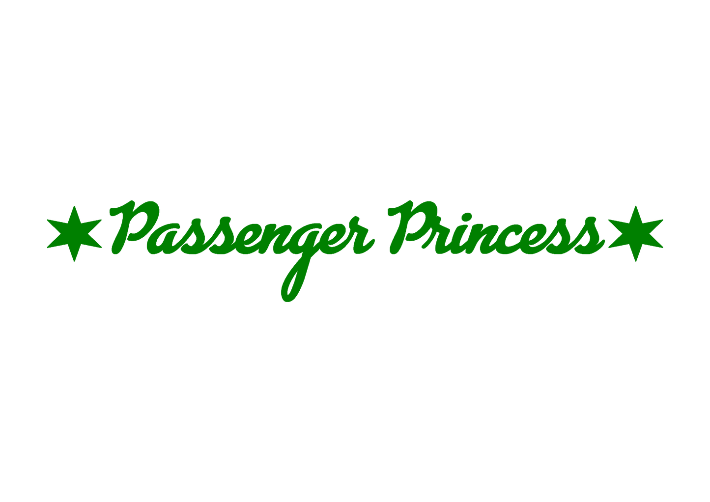 Sticker - PASSENGER PRINCESS