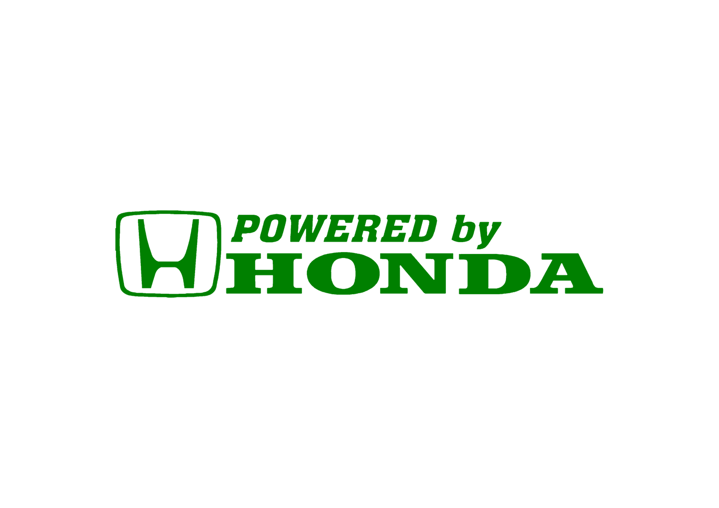 Sticker - POWERED BY HONDA