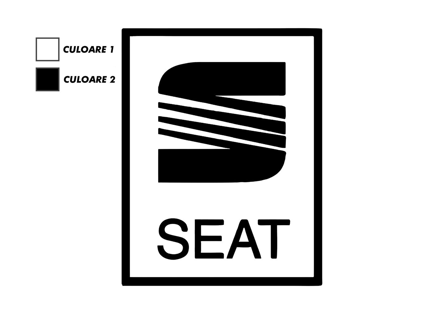 Sticker - SEAT FRAME