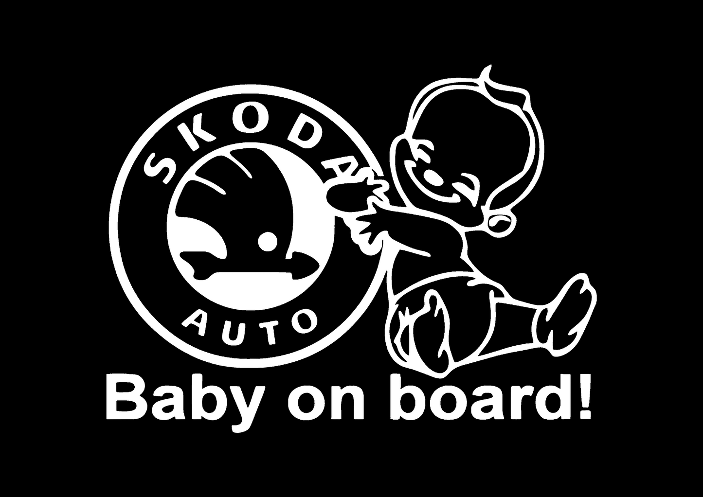 Sticker - SKODA BABY ON BOARD
