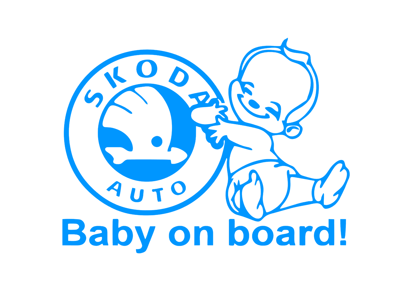 Sticker - SKODA BABY ON BOARD