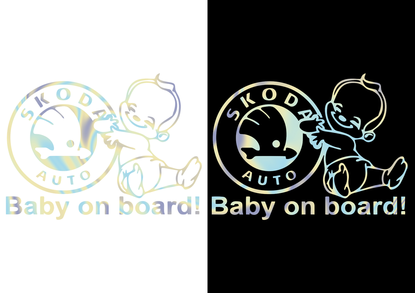 Sticker - SKODA BABY ON BOARD