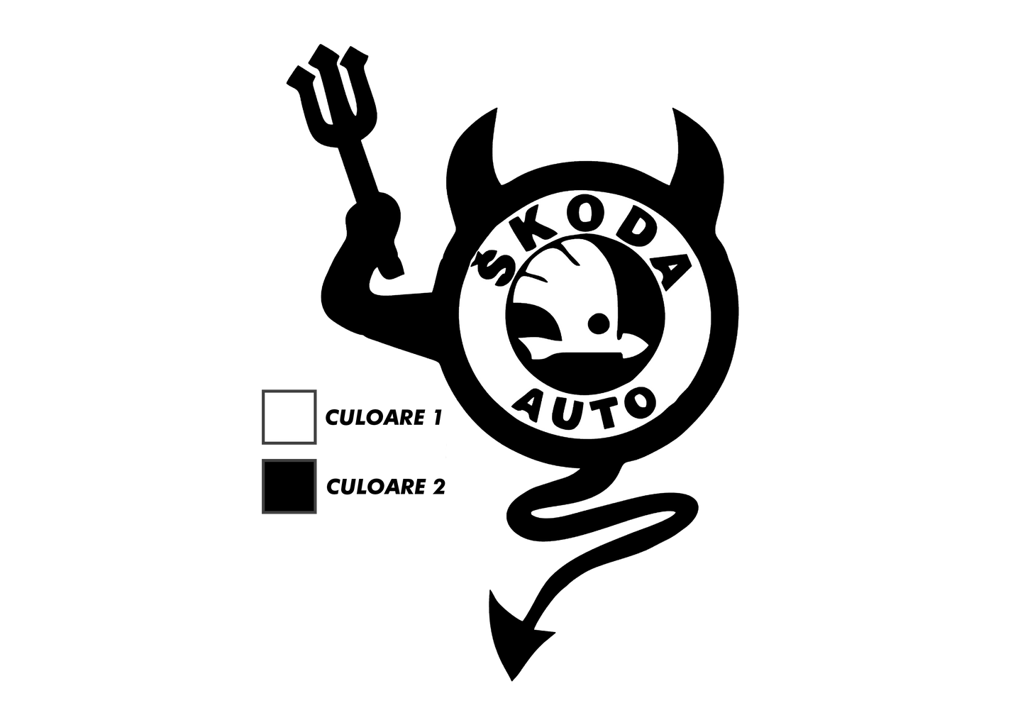 Sticker - SKODA DEVIL