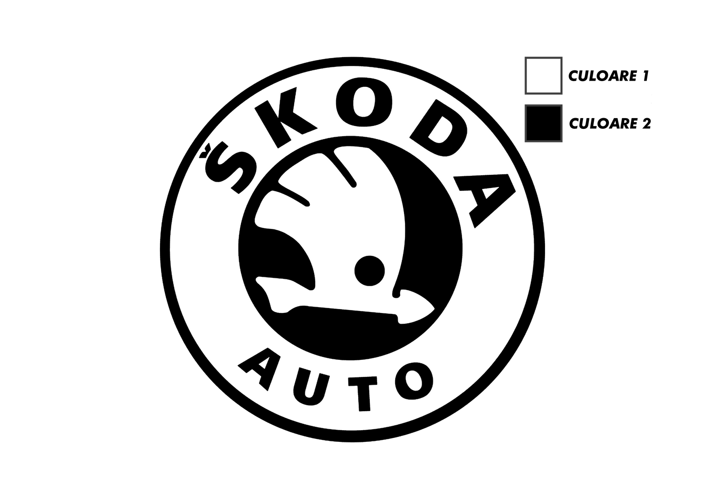 Sticker - SKODA LOGO 2