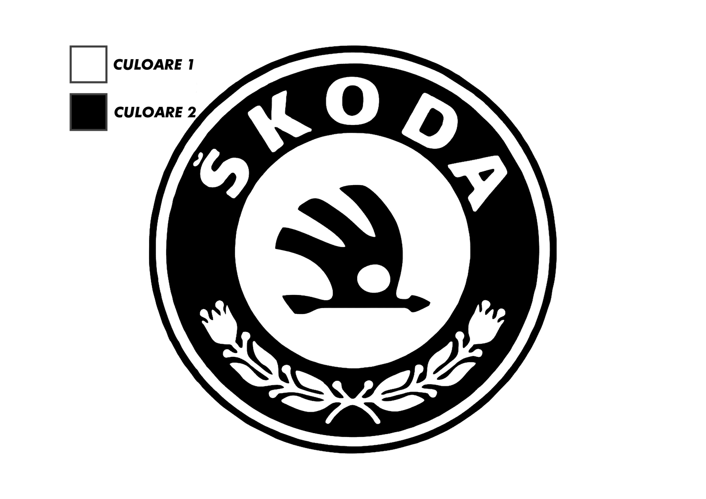 Sticker - SKODA LOGO 3