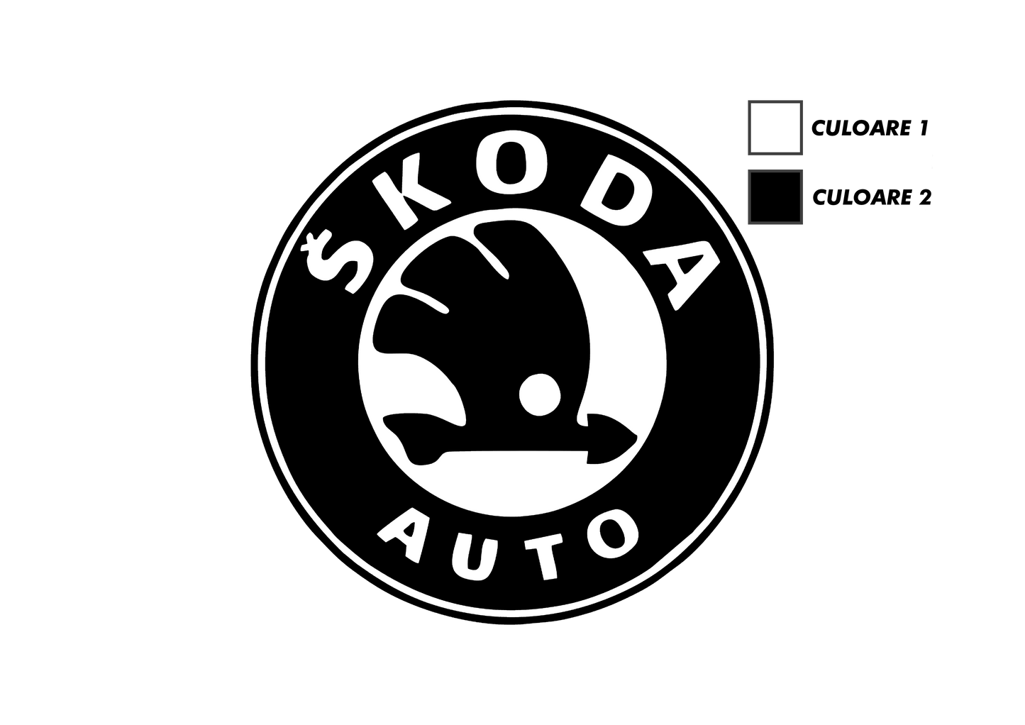Sticker - SKODA LOGO