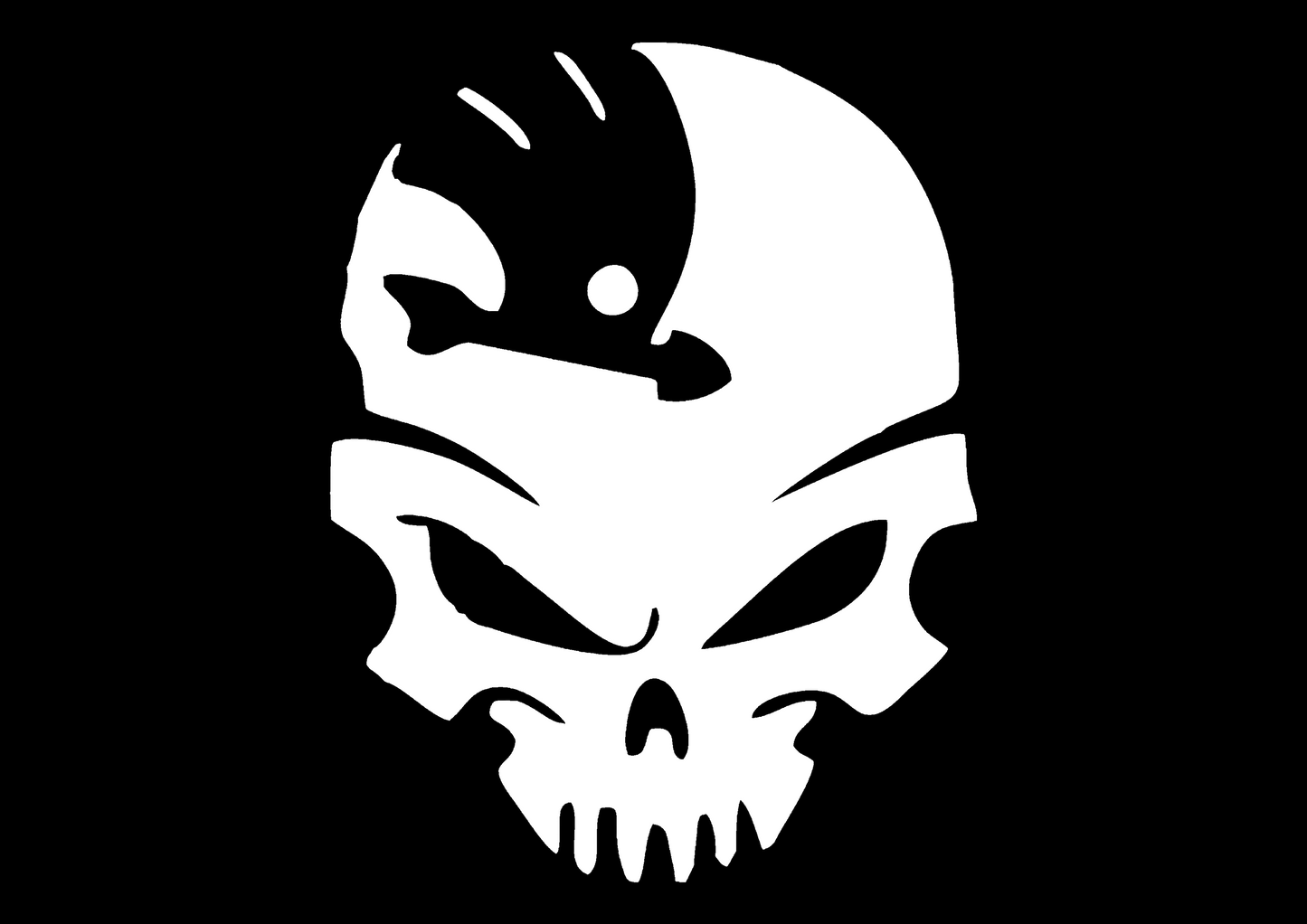 Sticker - SKODA SKULL
