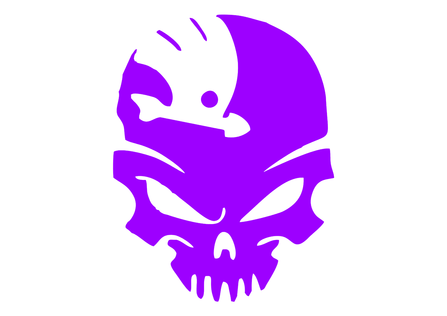 Sticker - SKODA SKULL