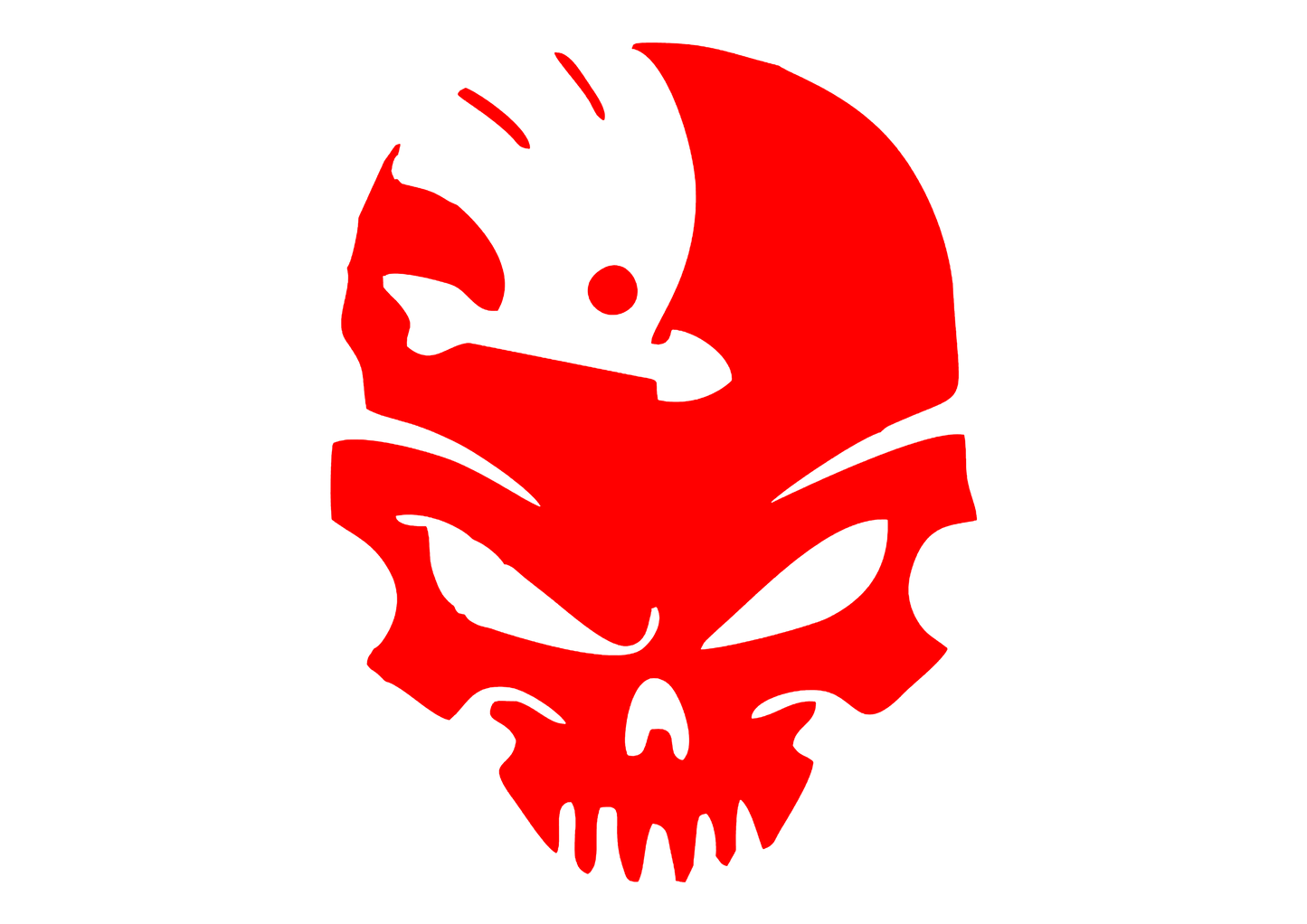 Sticker - SKODA SKULL