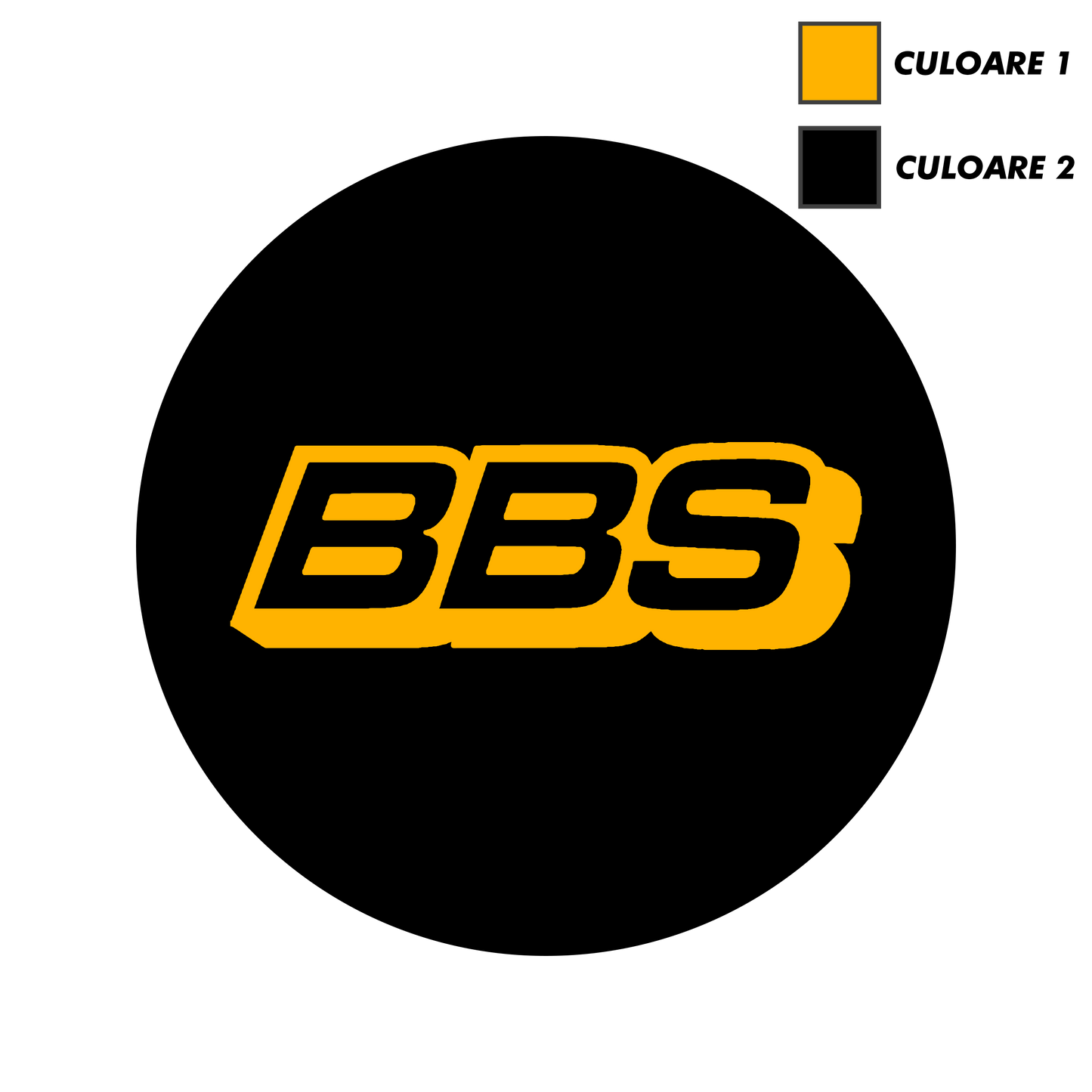 Set x5 Stickere Capace Jante - BBS