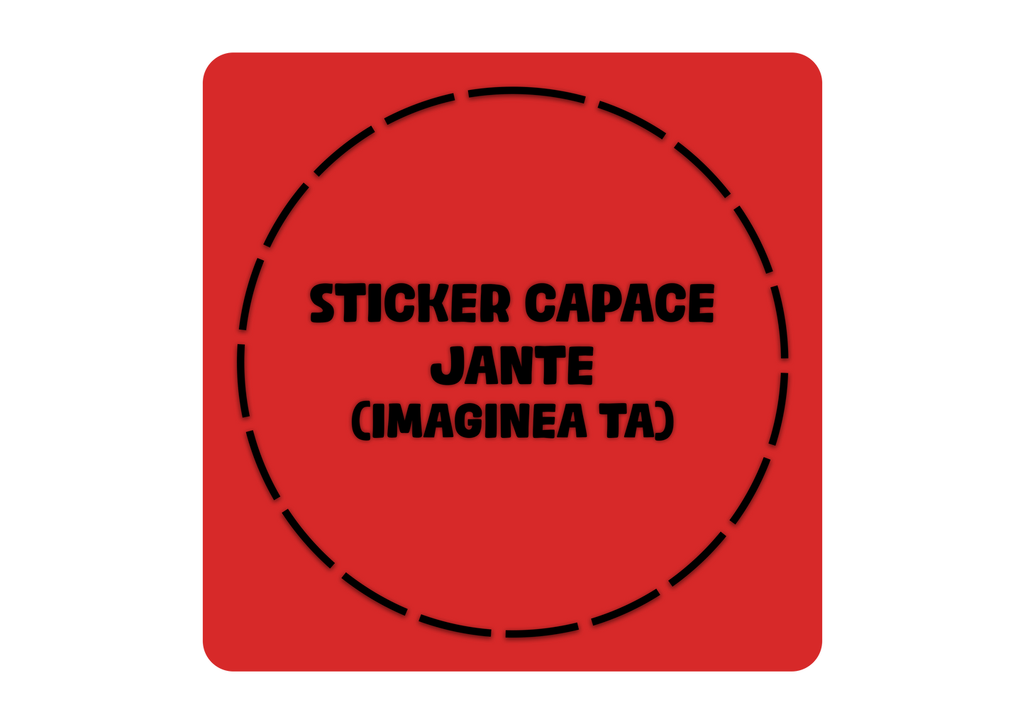 Set x5 Stickere Capace Jante - PERSONALIZATE