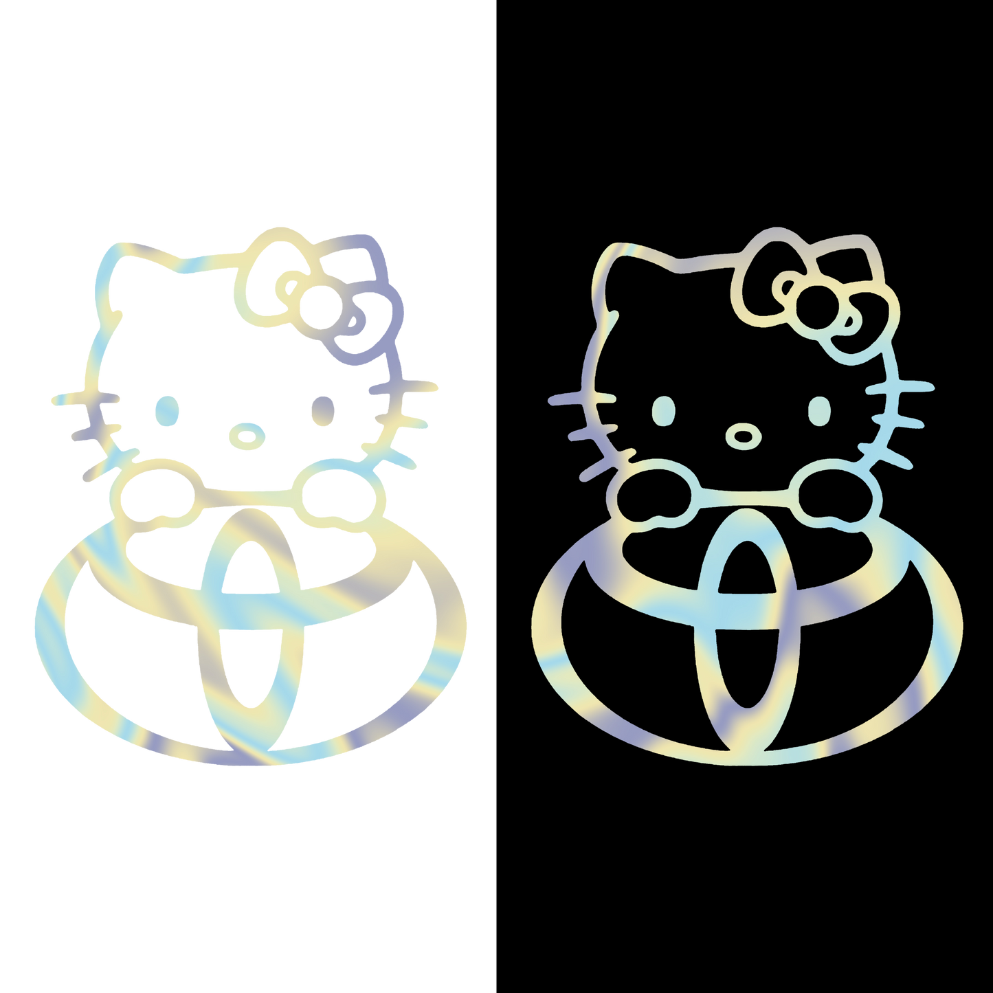 Sticker - TOYOTA HELLO KITTY