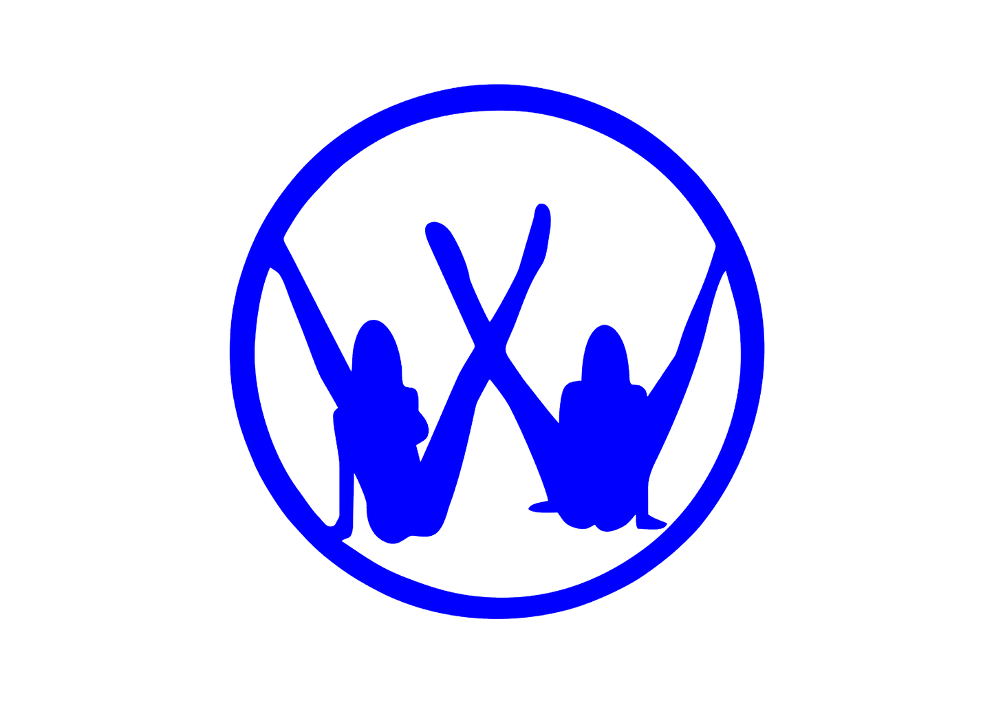 Sticker - VOLKSWAGEN GIRL LOGO
