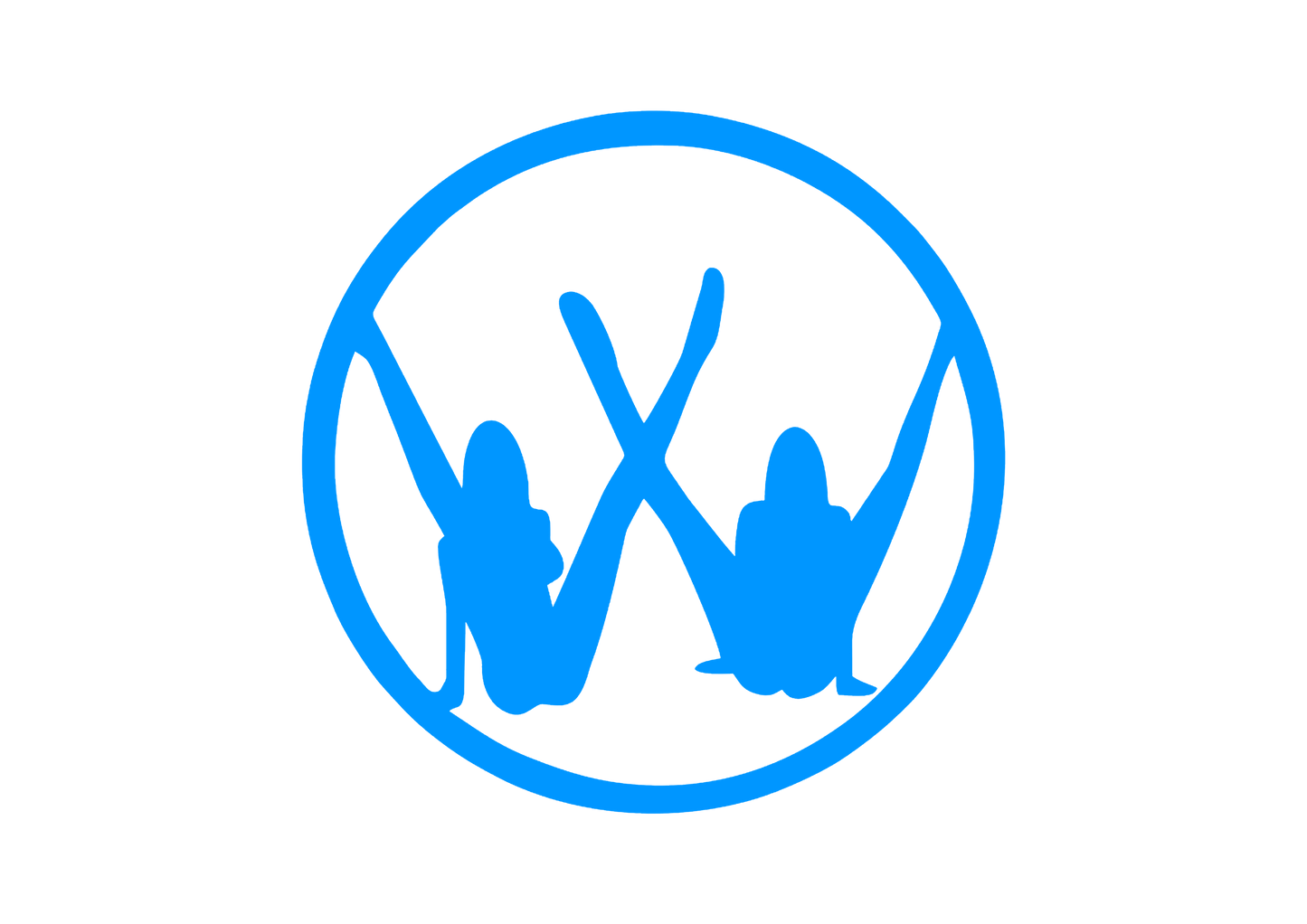 Sticker - VOLKSWAGEN GIRL LOGO