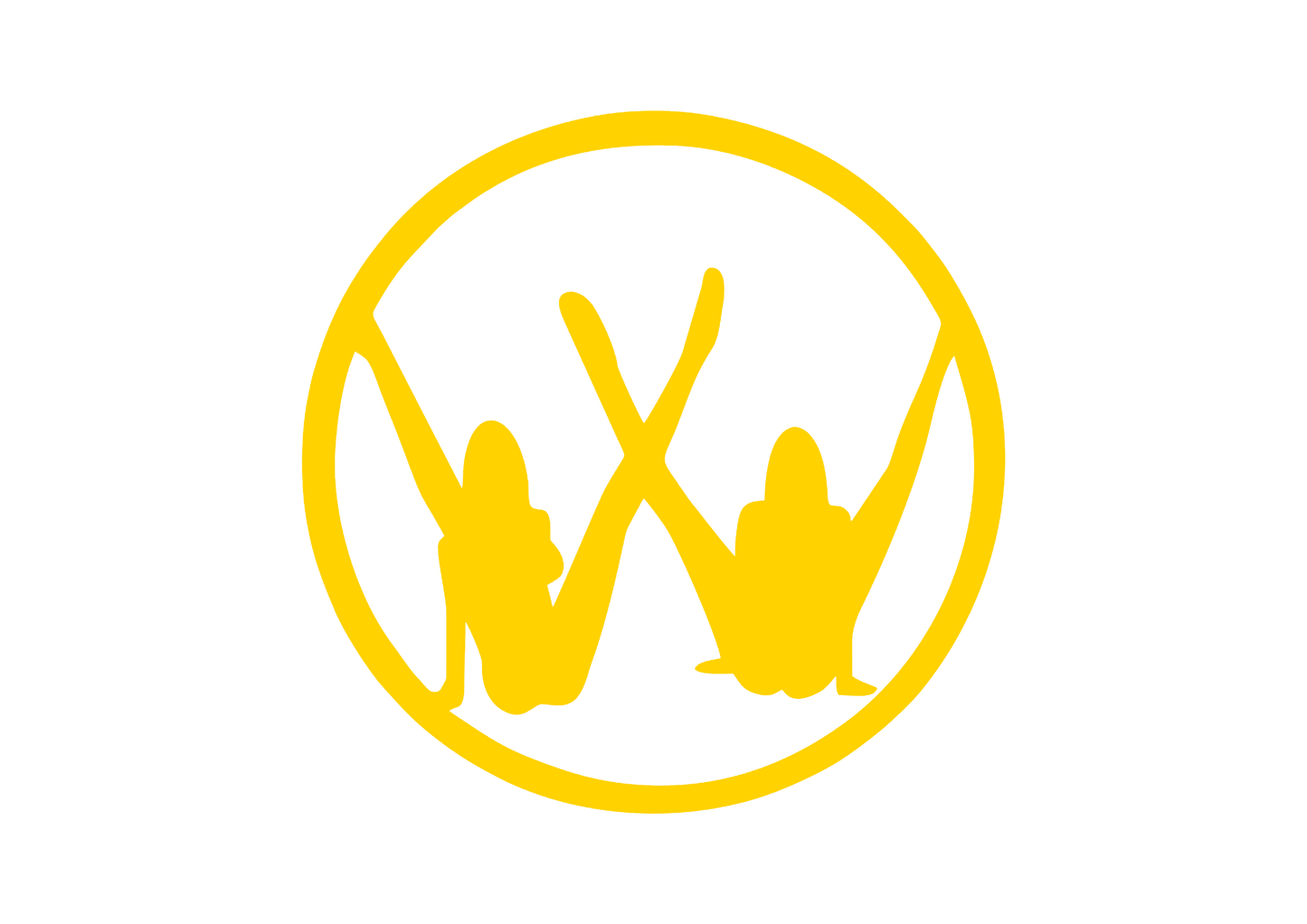 Sticker - VOLKSWAGEN GIRL LOGO