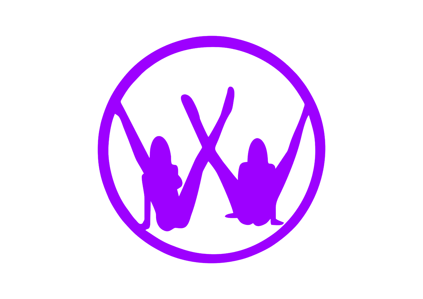Sticker - VOLKSWAGEN GIRL LOGO