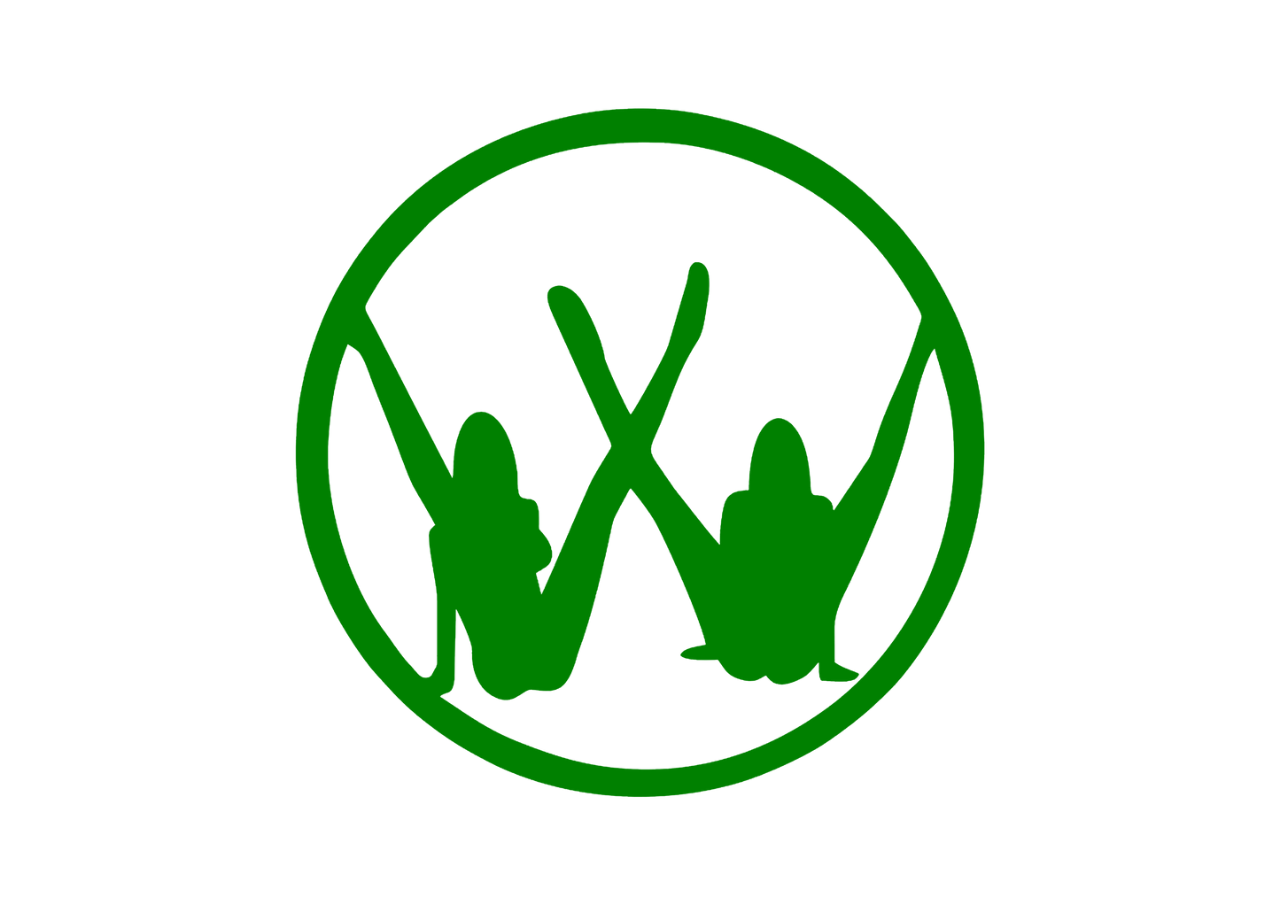 Sticker - VOLKSWAGEN GIRL LOGO