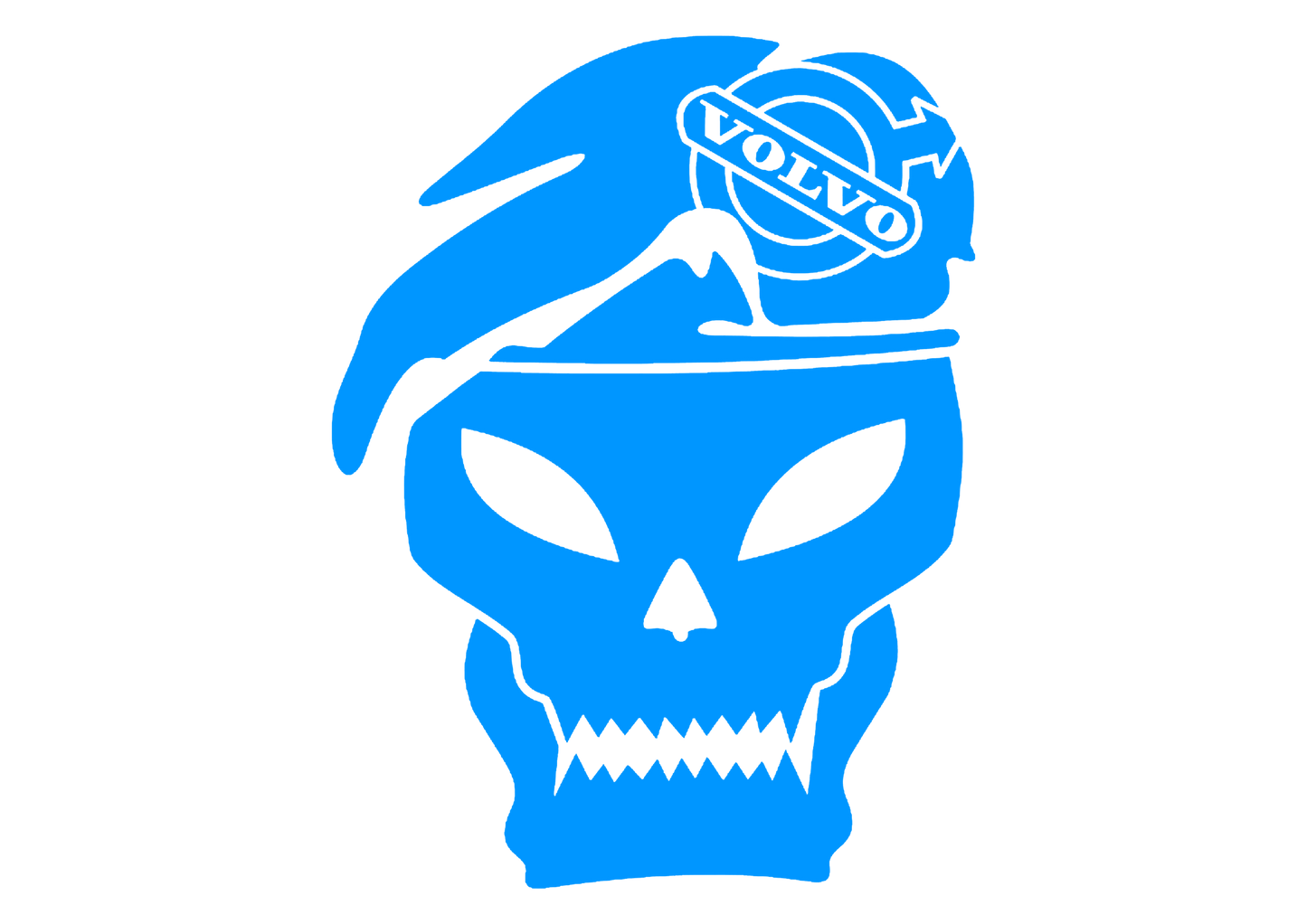 Sticker - VOLVO SKULL 3