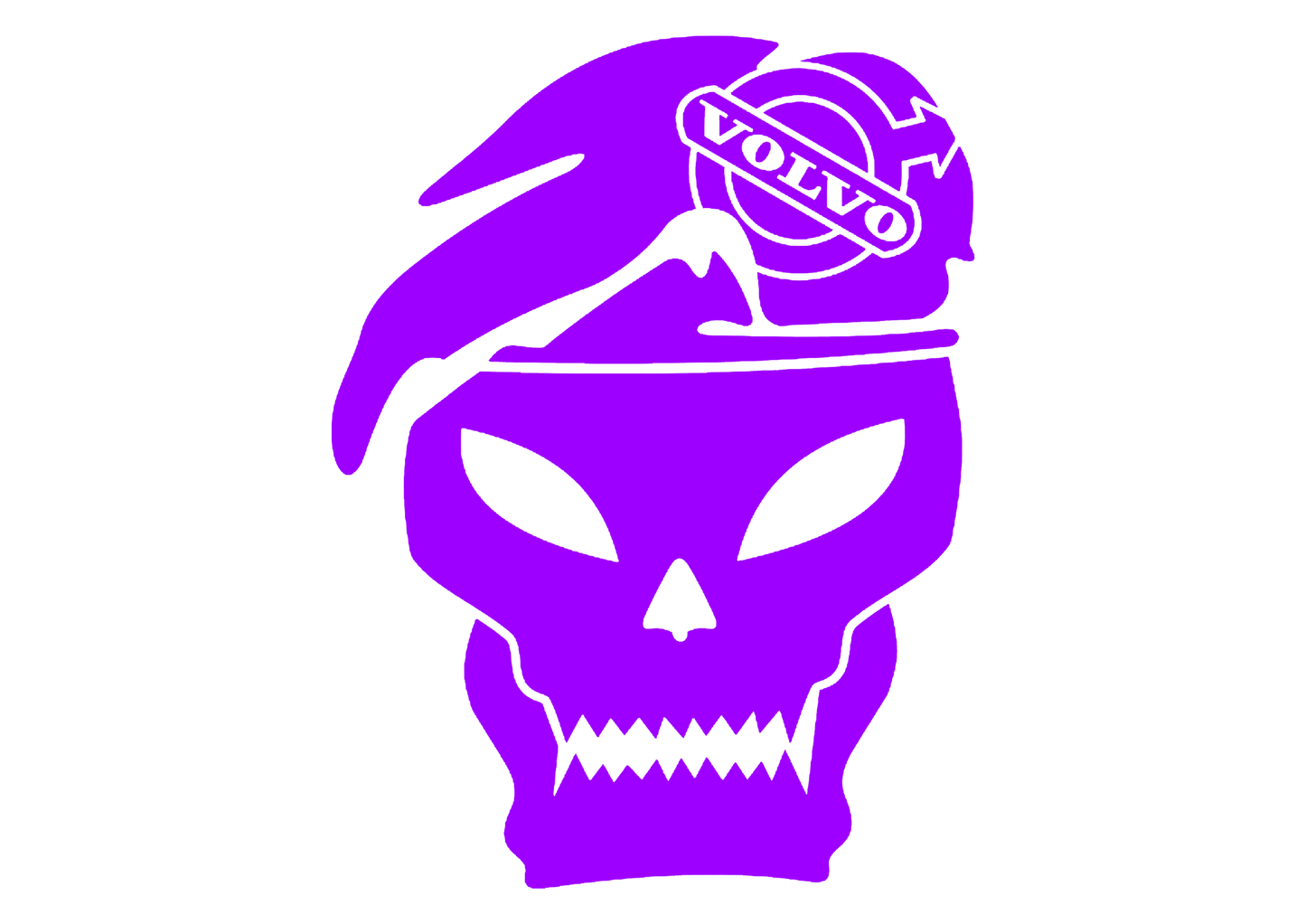 Sticker - VOLVO SKULL 3