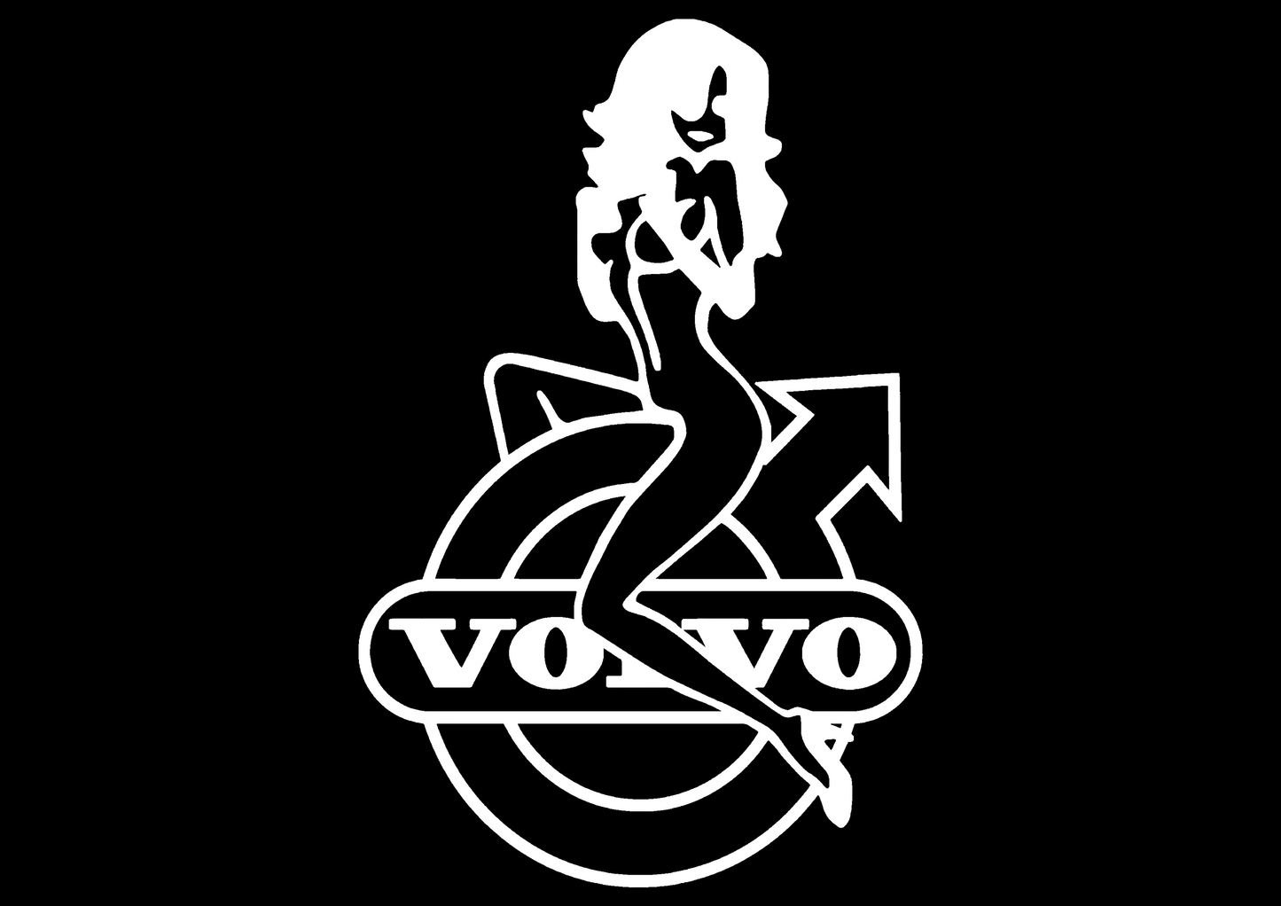 Sticker - VOLVO GIRL 4