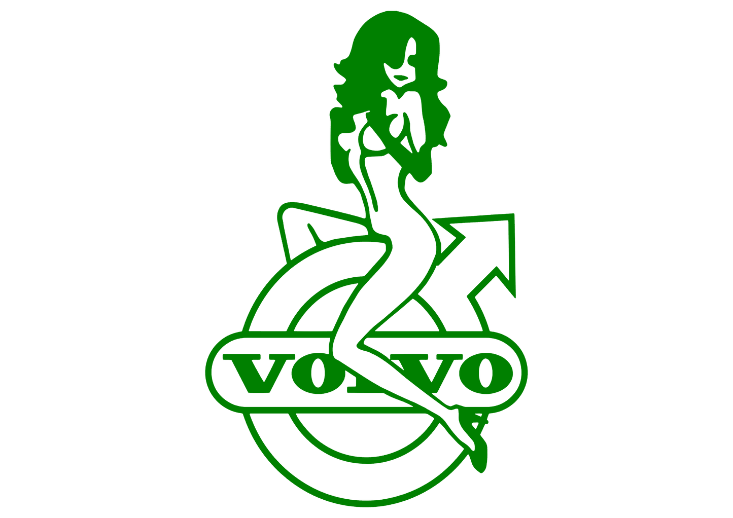 Sticker - VOLVO GIRL 4