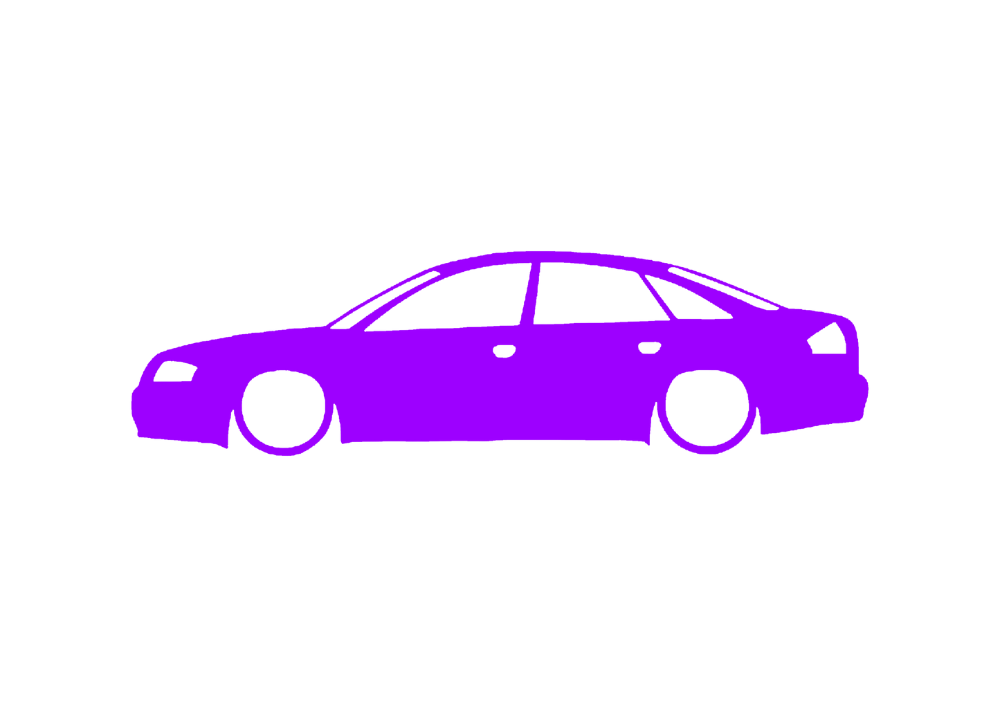 Sticker - SILUETA AUDI A6 C5