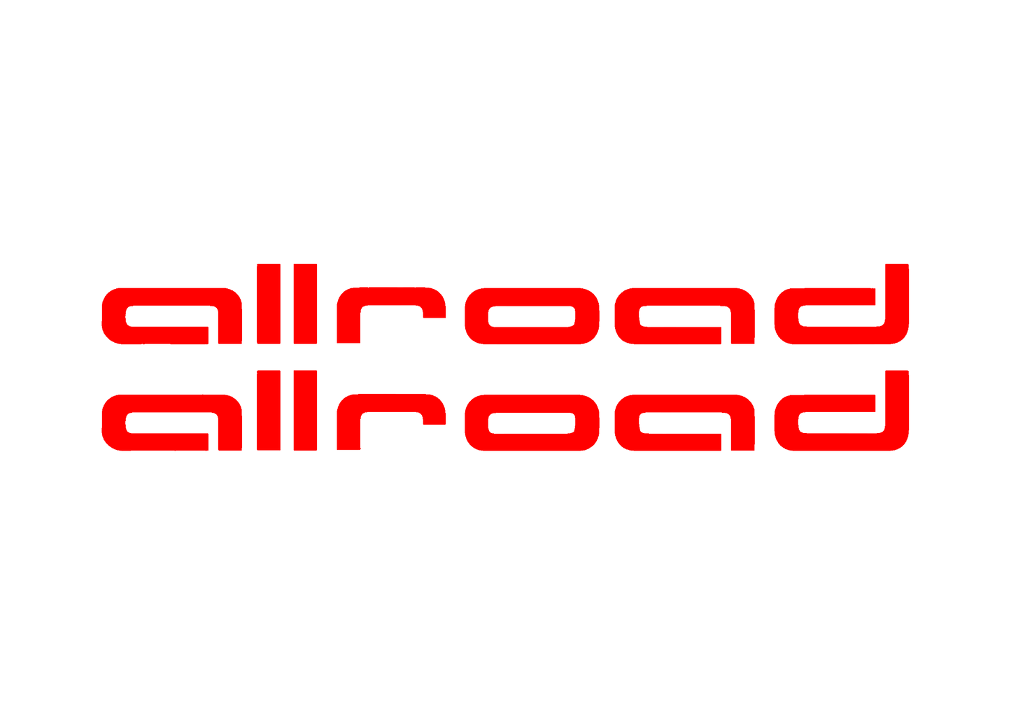 Sticker Set - X2 AUDI ALLROAD