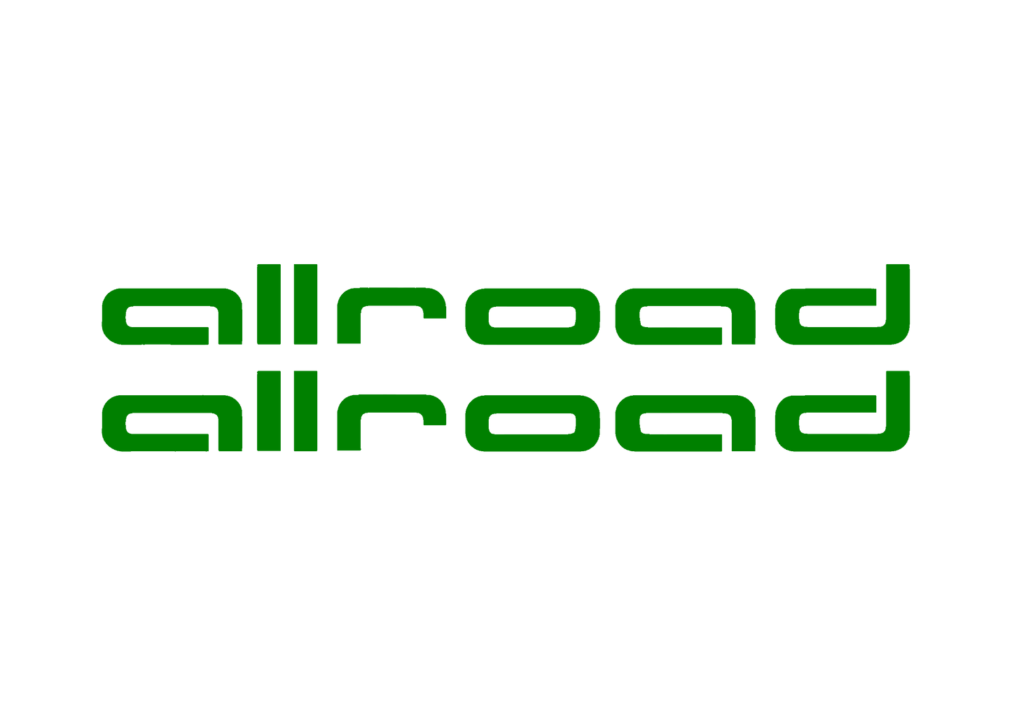 Sticker Set - X2 AUDI ALLROAD