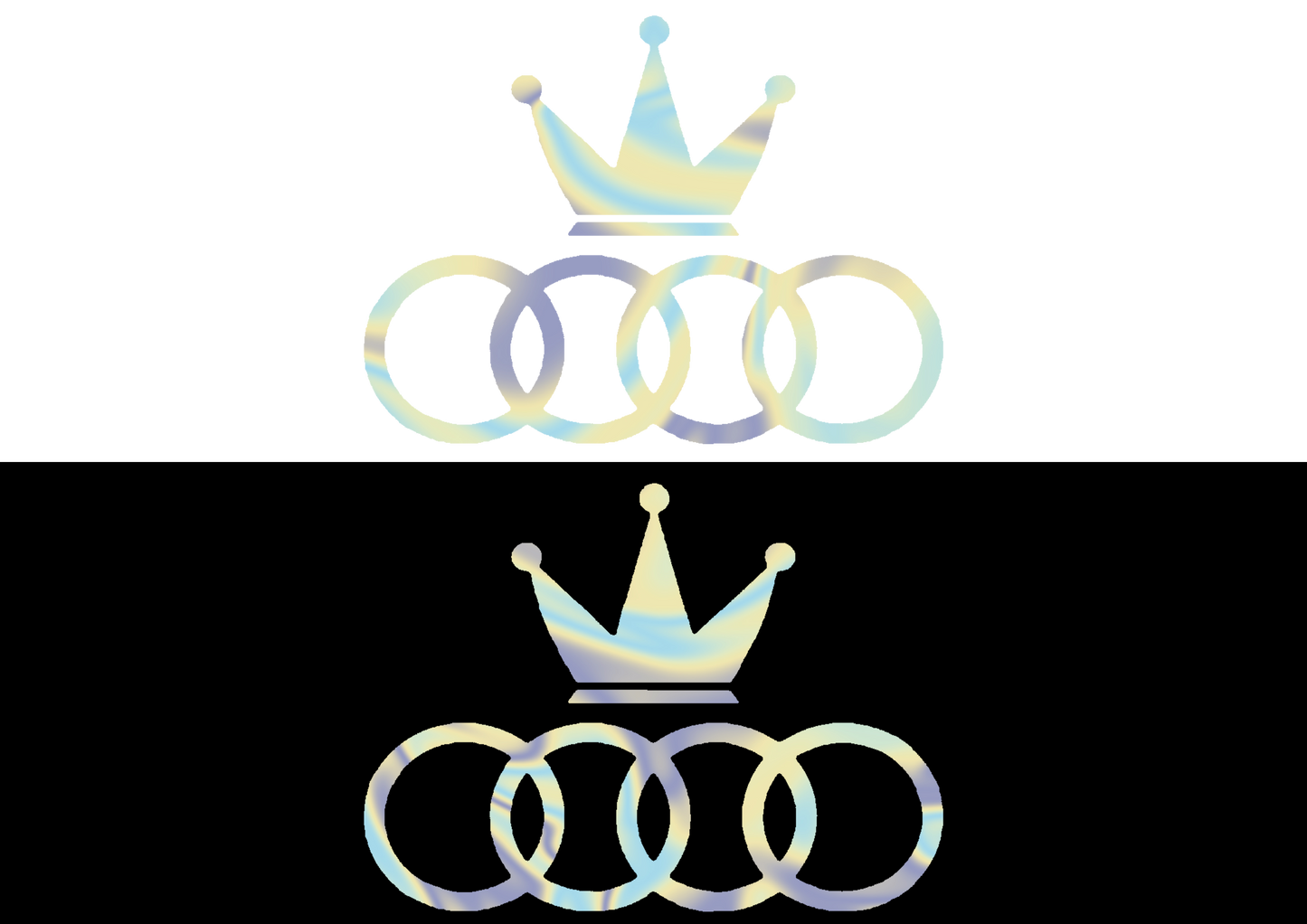 Sticker - AUDI CROWN 4