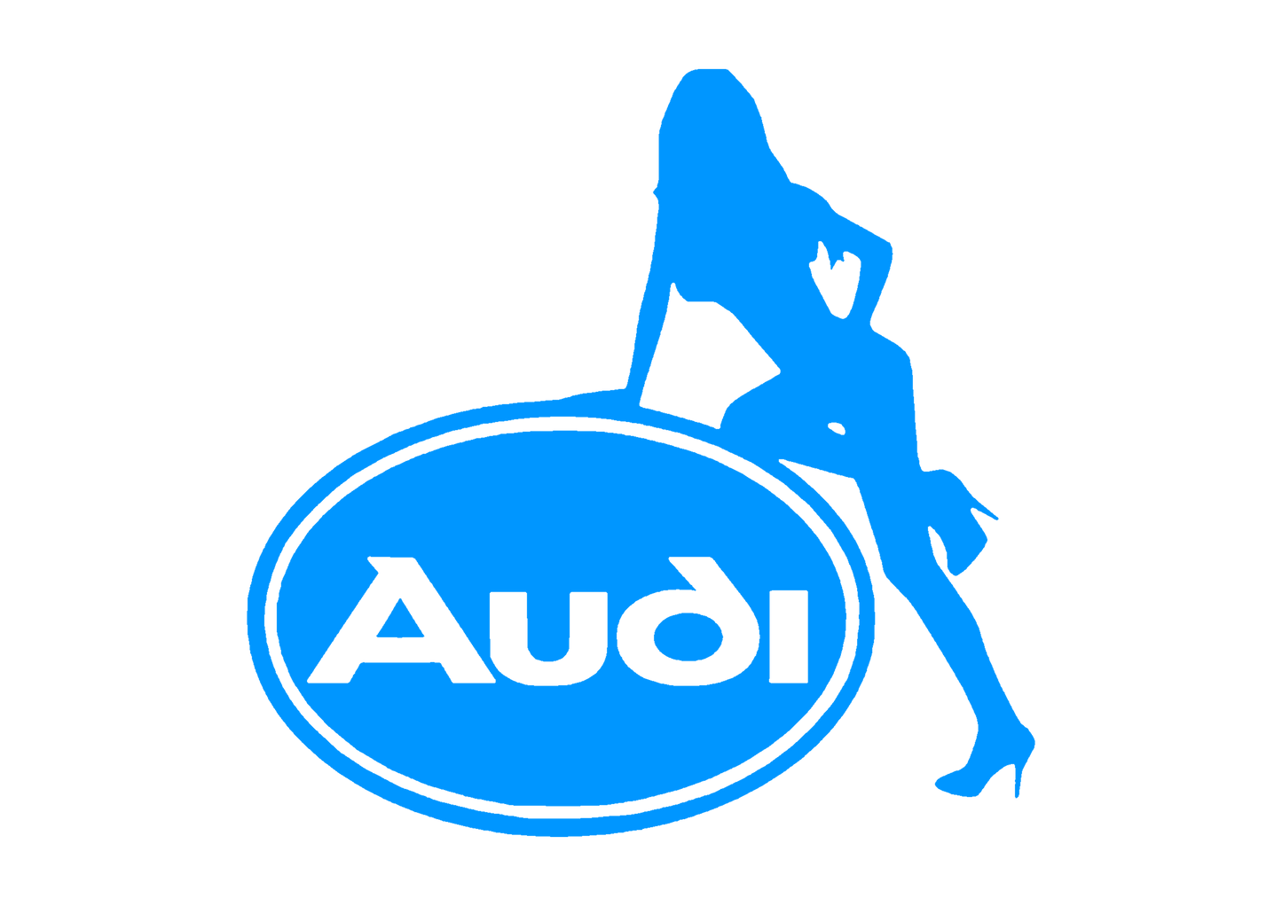 Sticker - AUDI GIRL 2