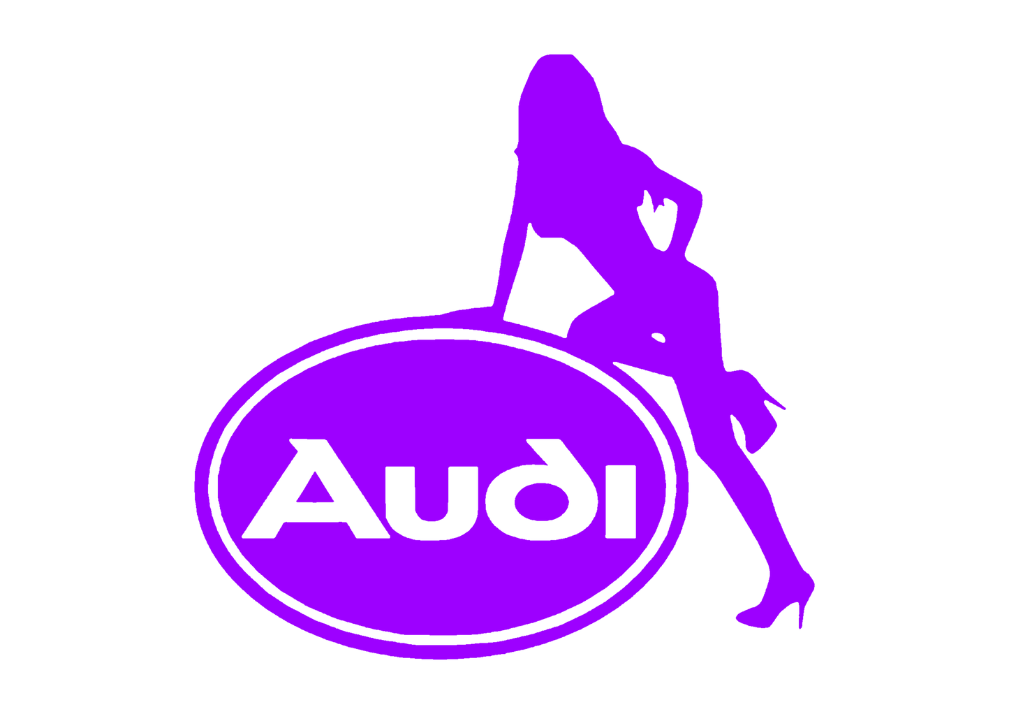 Sticker - AUDI GIRL 2