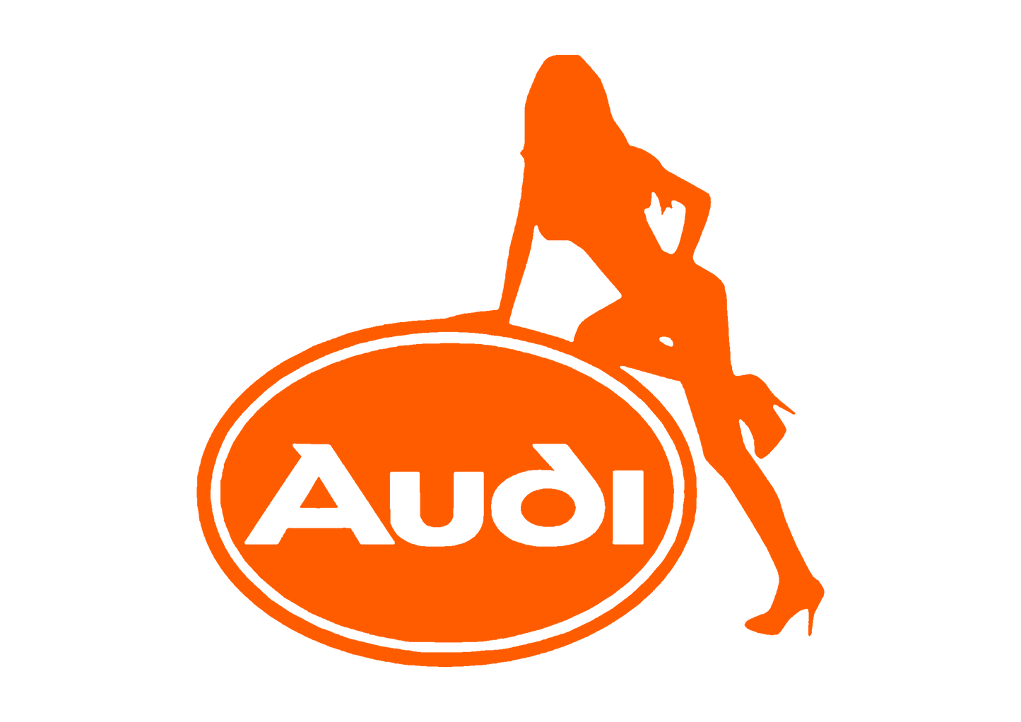 Sticker - AUDI GIRL 2