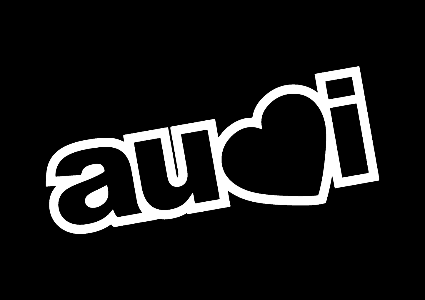 Sticker - AUDI HEART 2