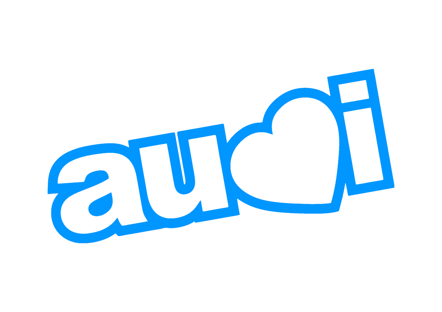 Sticker - AUDI HEART 2