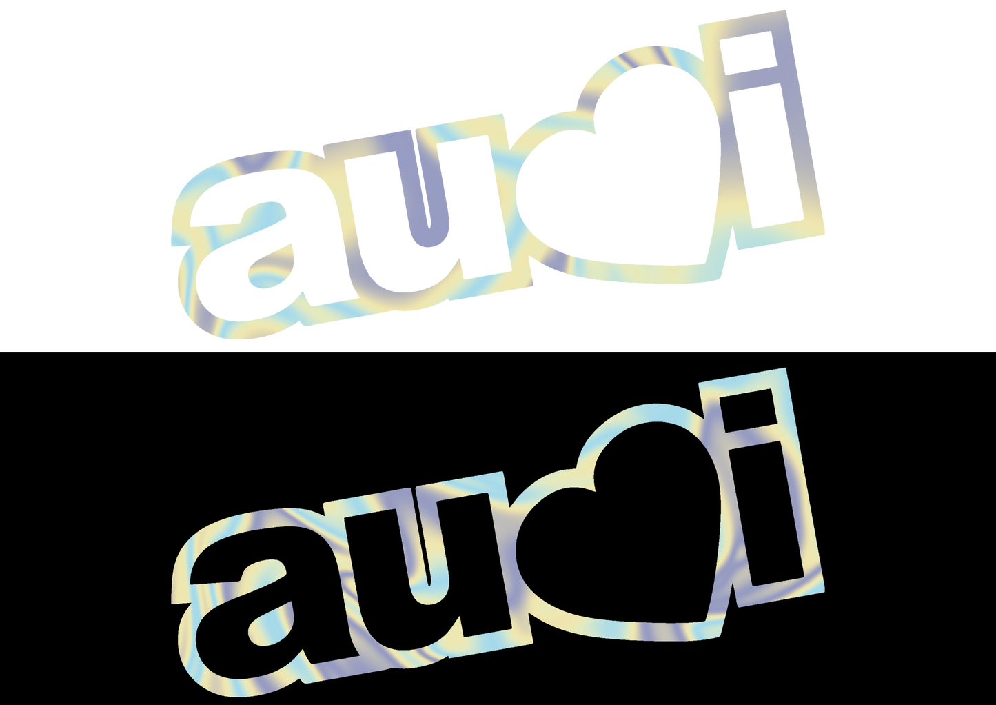 Sticker - AUDI HEART 2